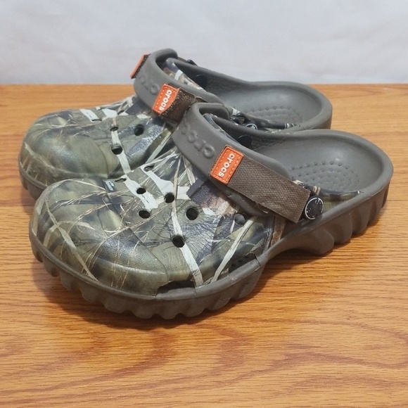 CROCS | Shoes | Camo Crocs Velcro Back 